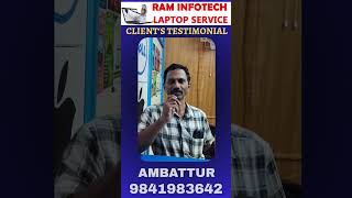 RamInfotech Laptop Service Center #Ambattur#Chennai