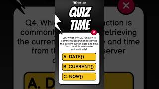 MySQL Quiz | MySQL Questions and Answer for Beginners | Tpoint Tech