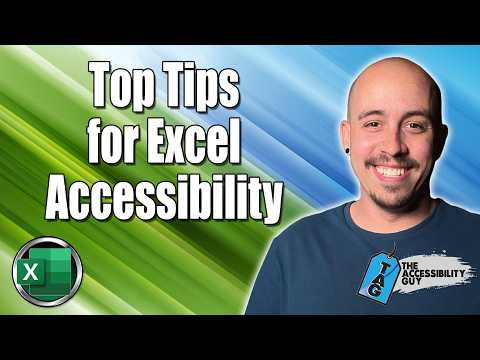 4 Tips For Excel Accessibility