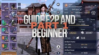 PART 1 FULL GUIDE TIPS N TRIK PEMULA DAN F2P NAIKIN PROWESS DAN EPITAPH MOONLIGHT BLADE M