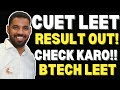 🔴CUET LEET Result 2025 OUT 🔥 Check Your CUET LE Result LIVE? 🔴 HBTU/MMMUT AKTU Cut Off क्या रहेगी ?