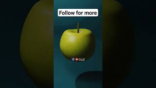 Basic 3d model of an Apple #apple #3d #3danimation #animation #satisfying #relaxing #blender #best
