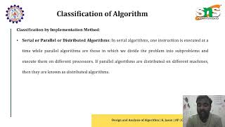 K.Jason | 2.Classification of Algorithm | SNS INSTITUTIONS