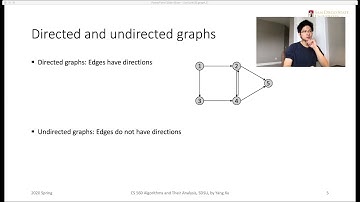 Video 1 for Lecture 8 Graph Algorithms (Part 1 Elementary): Basics and BFS