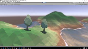 Terrain mesh generated in Unity - Depth of Field