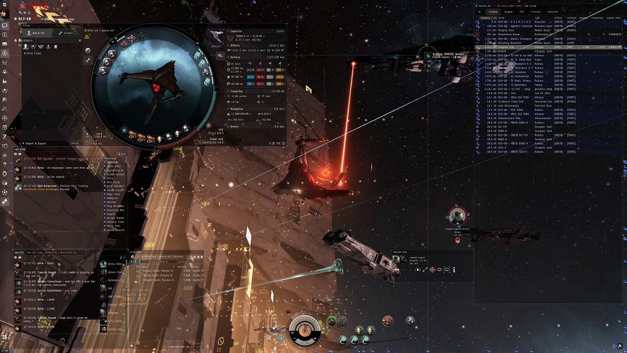 Zirnitra Dreadnought Eve Online in action YouTube