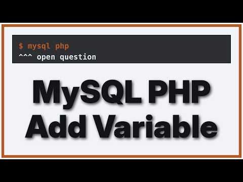 How to add PHP variable in SELECT Query? (3 Solutions!!)