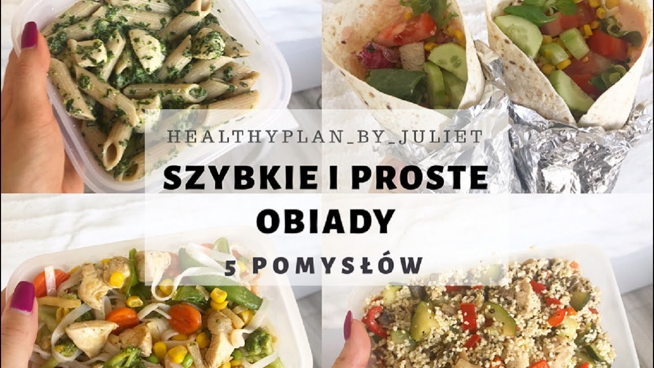 SZYBKIE I PROSTE OBIADY NA UCZELNIĘ, DO SZKOŁY I PRACY - 5 pomysłów