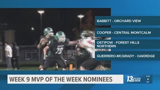 VOTE 13 On Your Sidelines P candidates for Week 9