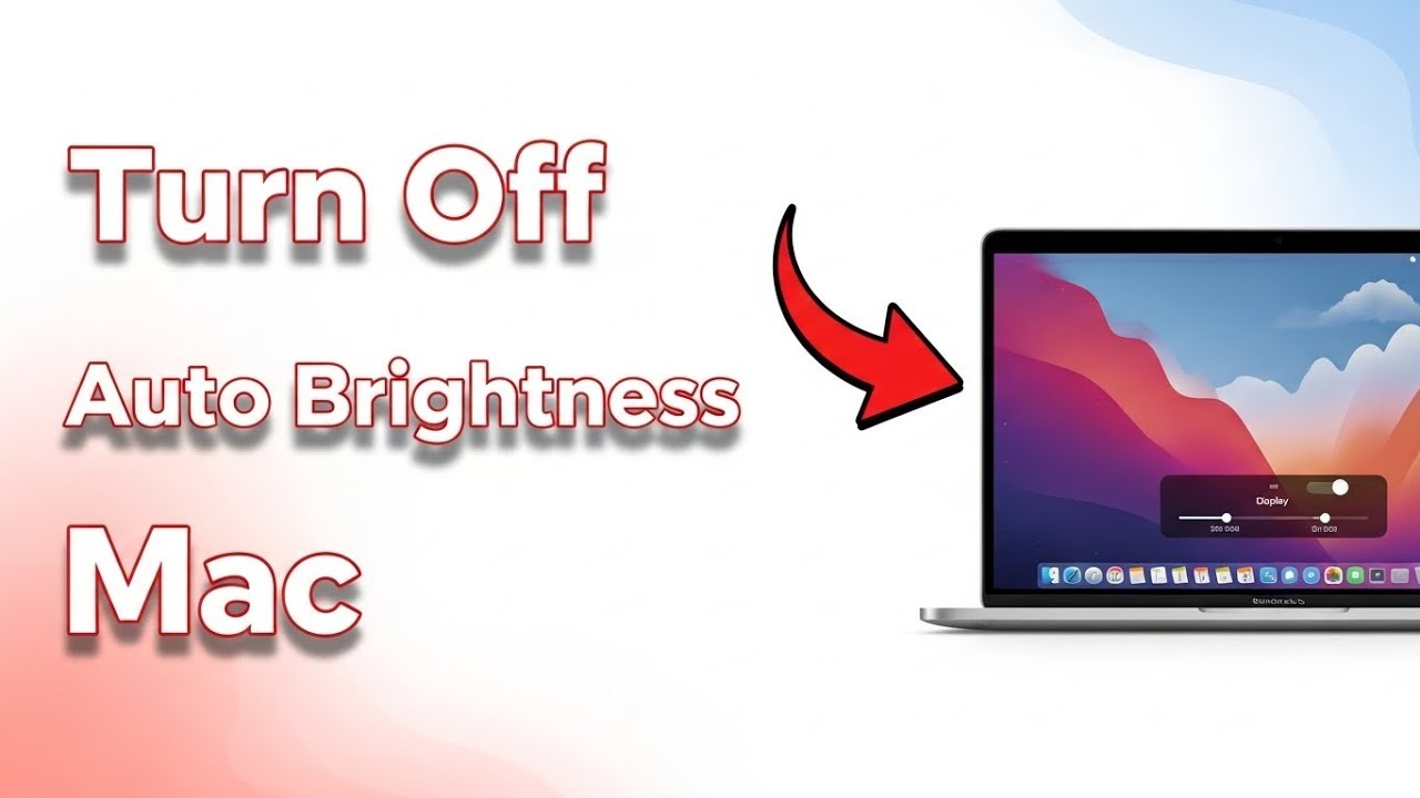How to Turn Off Auto Brightness on Mac - YouTube