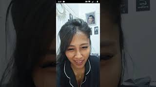 Tante no armor buka kancing piyama hitam | BIGO Live (no sounds)