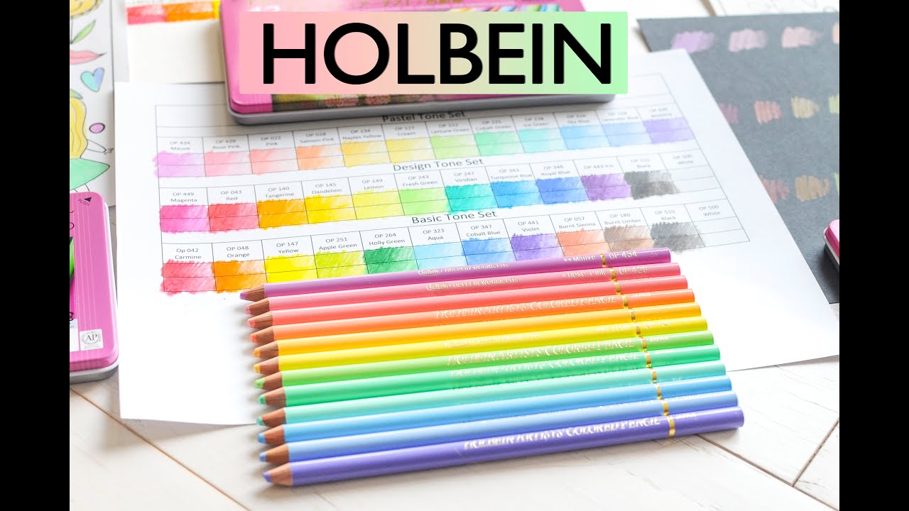 The BEST Holbein ALTERNATIVES: PASTEL Colored Pencils! (Pastelowe, Marco,  Prismacolor)