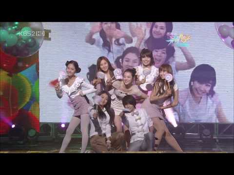 f(x) - Chu~♡, 에프엑스 - 츄~♡ & Kissing You, 키싱유  (ft. SNSD, 소녀시대) @ MuBank 20100101