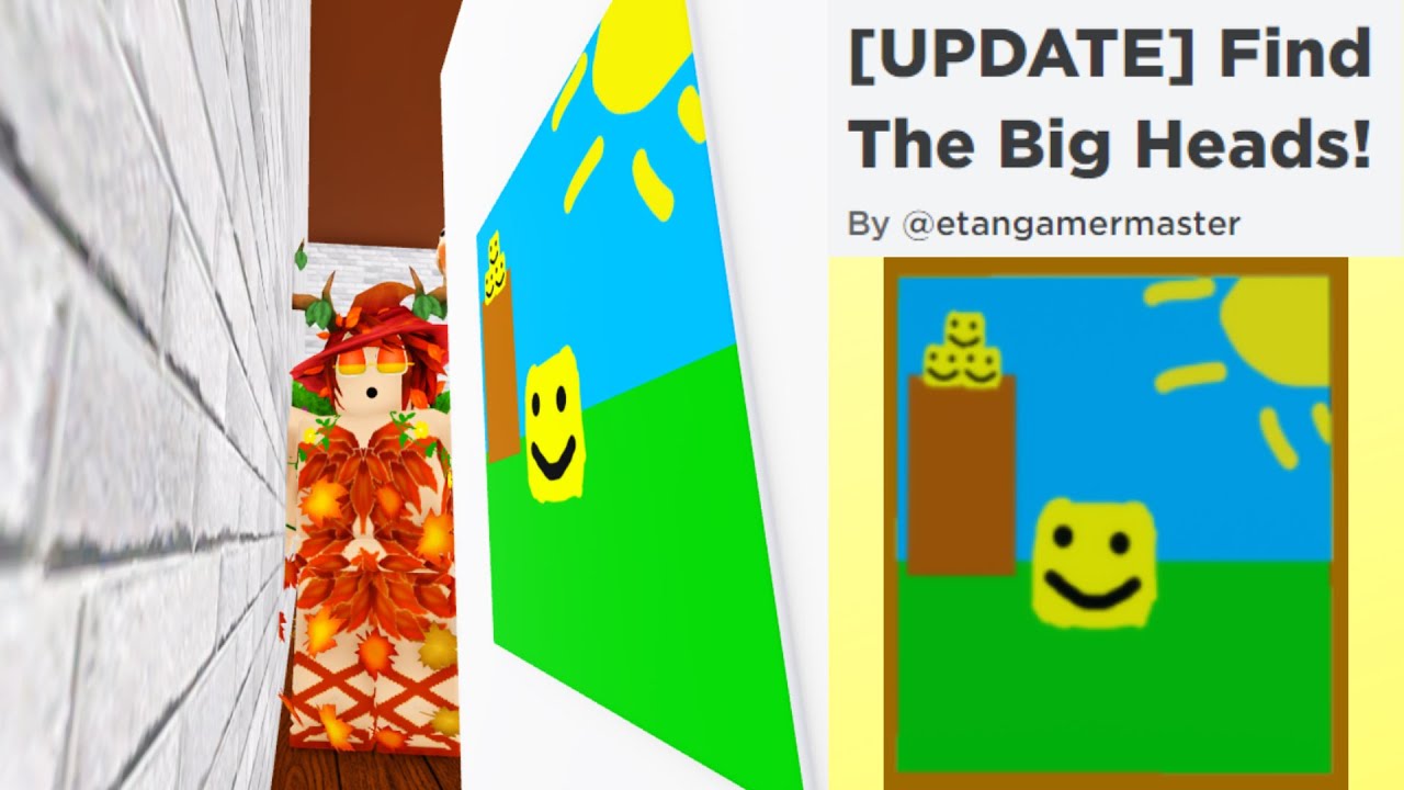 Tutorial How To Get Drawing Bighead in Find The Big Heads! by