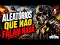 Aleatórios que não falam nada