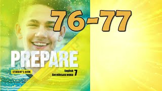 картинка: Prepare 7 НУШ Unit 13 Life experiences. Vocabulary & Reading pp.76-77 Student's Book