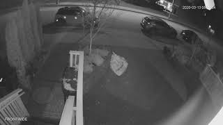 Suspect checking car doors and finds an open one!