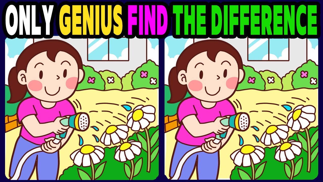 【Spot the difference】Only genius find the difference【 Find the difference 】724