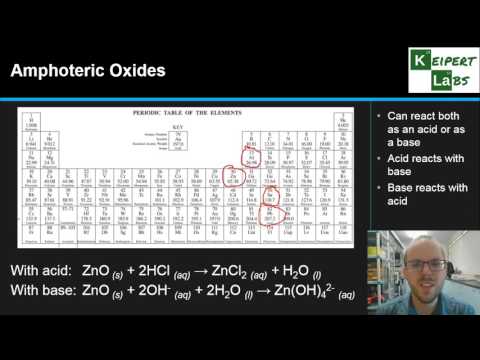 Video: Verschil Tussen Neutrale En Amfotere Oxiden