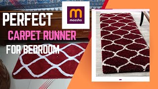 Best Carpet Runner for your Bedroom 👍 #unboxing #doormat #meesho #homedecor