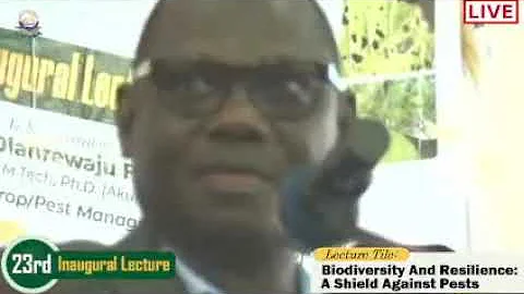 AAUA 23rd Inaugural Lecture Delivered by Prof. O. F.  Olotuah