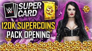 120K SUPERCOINS PACK OPENING!! - SUPERSTORE PACKS!! - WWE SUPERCARD S8