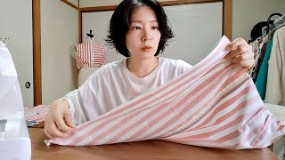 昭和のしましま服を作ってみたら、かわいいの連発