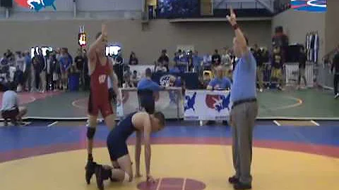 University Freestyle 74kg: Kirk Landon vs. Chase M...