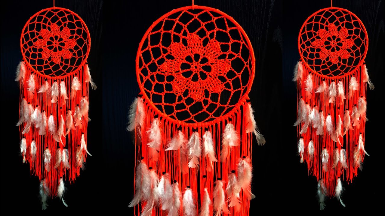 DIY Super Easy Way to Make Awesome Dreamcatcher | Slow video tutorial ...