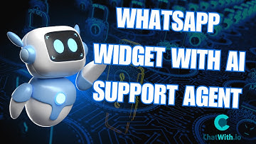 WhatsApp-widget met AI-ondersteuningsagent: train uw AI met de sitemap van uw website (24/7 onder...