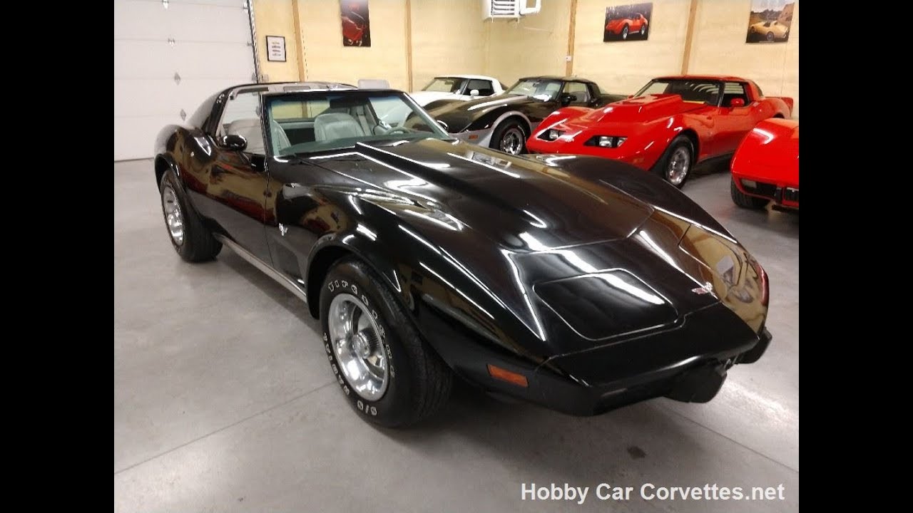 1977 Black Corvette Smoke Interior Copo Car