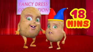 Aloo Kachaloo Aur Rangmanch - Fancy Dress Compeion Hindi Rhymes For Children Infobells