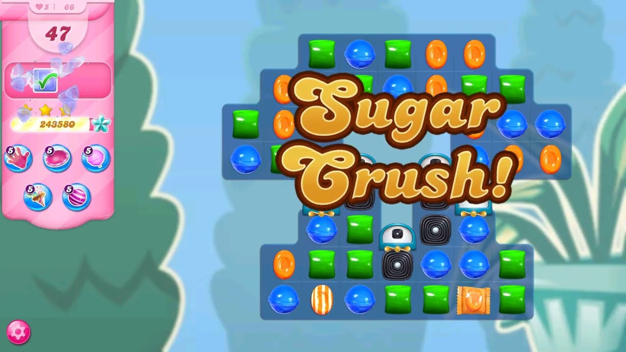 Candy Crush Saga LEVEL 6096 NO BOOSTERS - YouTube