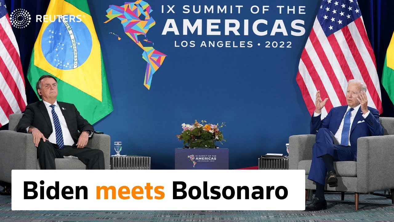 Biden and Brazil's Bolsonaro meet for first time