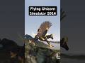 We’re on Fire in the coolest way possible!🔥😎 #shorts #flyingunicornsimulator2024 #videogameland