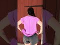 Andree Ladies Magenta Waffle Blouse