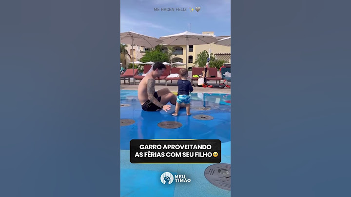 RODRIGO GARRO E SEU FILHO CURTINDO AS FÉRIAS DO CORINTHIANS