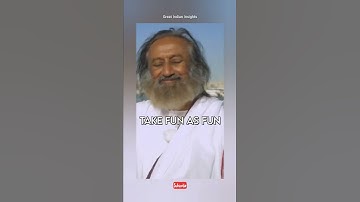 What to do when people make fun of you! #lifelessons #humor #wisdom #gurudev #srisriravishankar