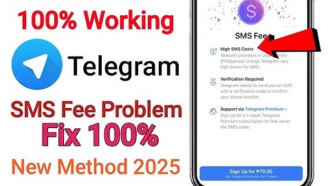 How to Fix Telegram Code SMS Problem (2025) | Fix Telegram SMS Fee Problem | Telegram Login Problem 
