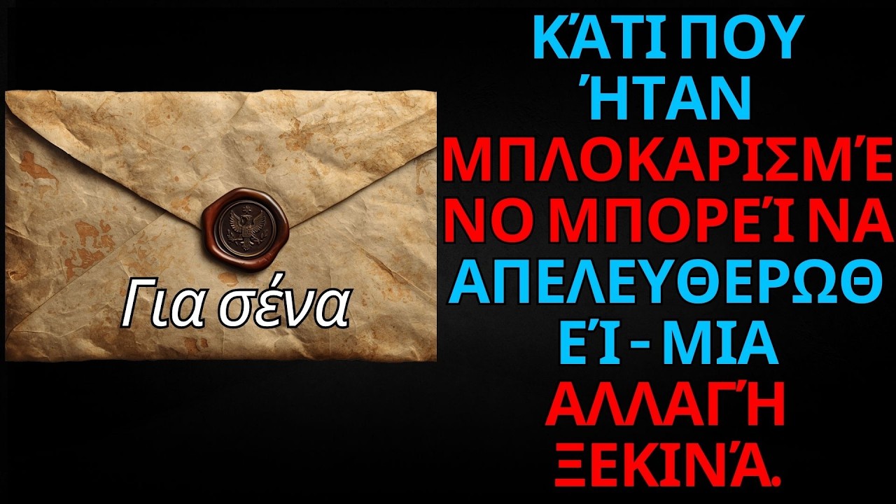 ΜΗΝΥΜΑ ΑΠΟ ΤΟΥΣ ΑΓΓΕΛΟΥΣ | Κάτι που ήταν μπλοκαρισμένο μπορεί να απελευθερωθεί — μια αλλαγή ξεκινά.