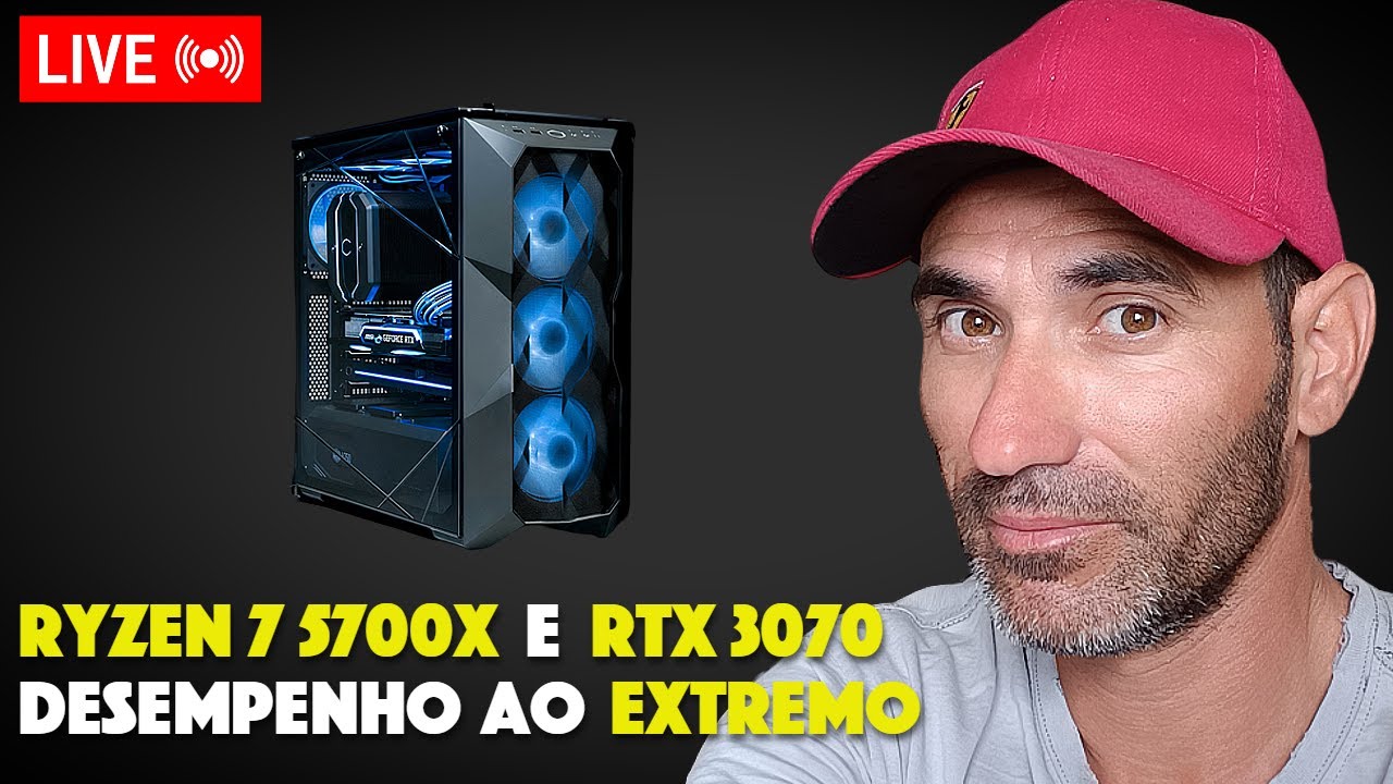Live: Testando a Potência do Ryzen 7 5700X com a RTX 3070! - YouTube