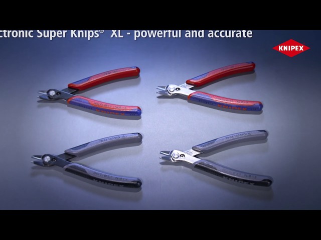 KNIPEX Electronic Super Knips® XL - 78 03 140 and 78 61 140 - YouTube