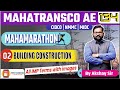 MAHATRANSCO AE CIVIL | MAHAMARATHON 02 | Building construction | #mahatranscoae #cidcocivil