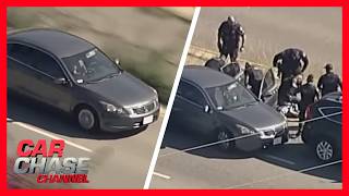 Stolen vehicle pursuit leads to high-stakes standoff | Car Chase Channel