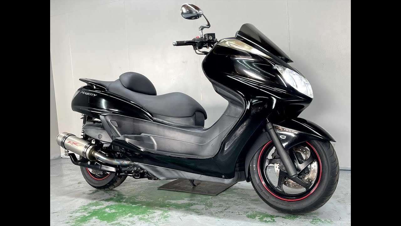 販売車両紹介】ヤマハ グランドマジェスティ250 SG15J HITMANマフラー