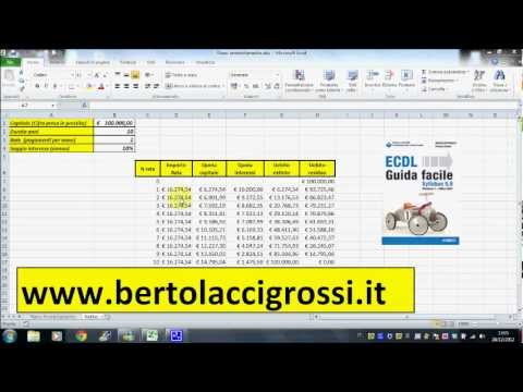 Piano Ammortamento con excel.wmv