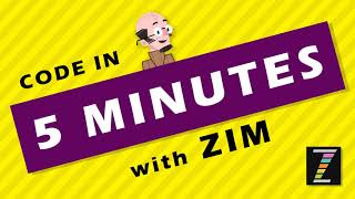 Code in FIVE Minutes with ZIMjs Extended Promo