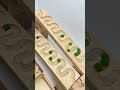 Relaxing sound of a marble path and glass balls #marblerun #marblesrace #asmr #relaxingsounds #wood
