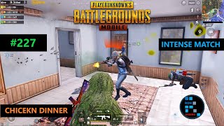 PUBG MOBILE | INTENSE MATCH IN THE END ZONE WITH AMAZING CHICKEN DINNER