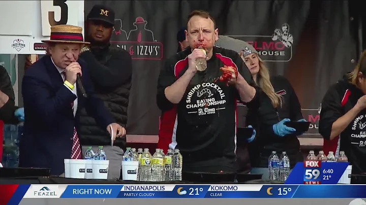 Joey Chestnut loses St. Elmo shrimp cocktail eatin...